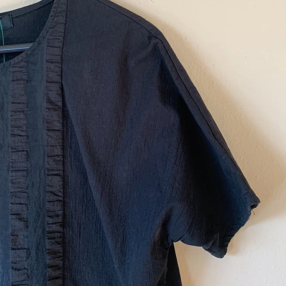 Caara Women Throwing Shade Pullover Relaxed Midi Dress Small Capsule Minimal - Picture 7 of 14